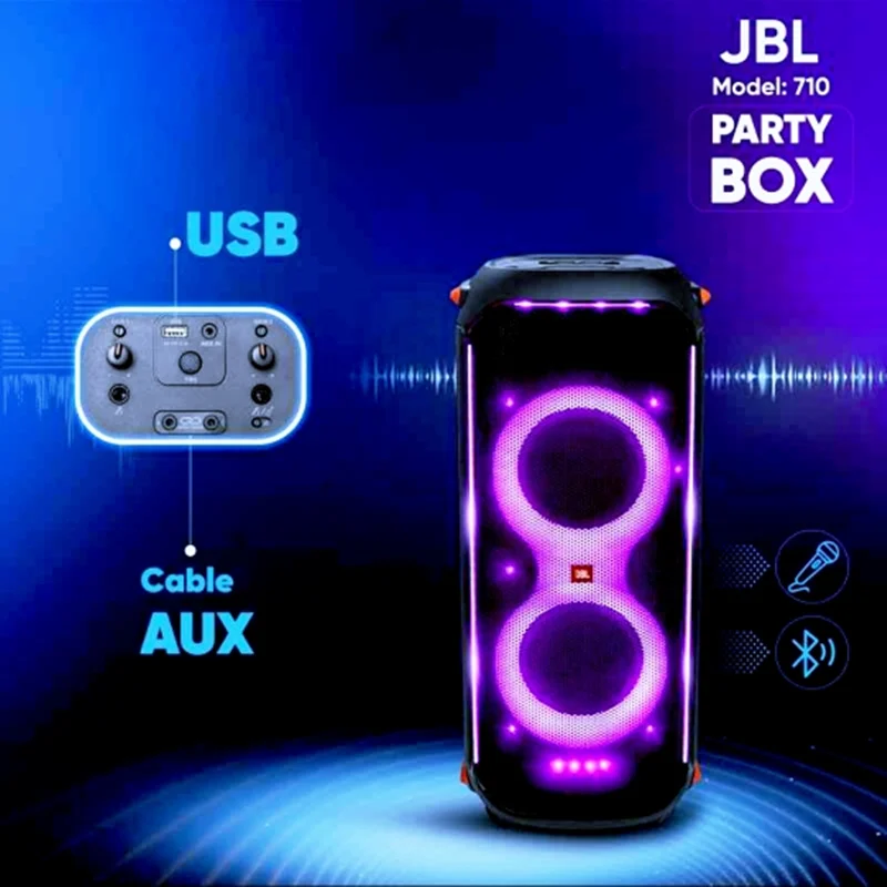اسپیکر بلوتوثی قابل حمل جی بی ال مدل Party Box 710 Portable Bluetooth Speaker